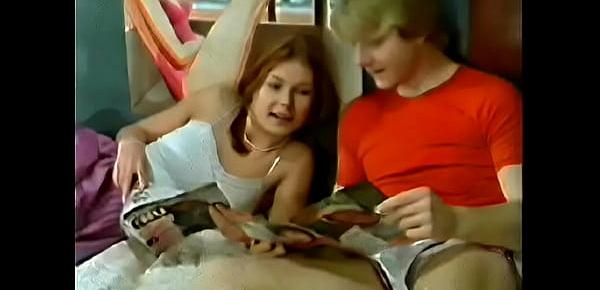  Classic Porn  Family-Kids play doctor and mom joins in Small Dick!